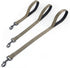 Short Dog Leash with Padded Handle, Heavy-Duty Clip & Nylon Webbing - 12/18/24 Inches for Large/Medium Dogs (Military