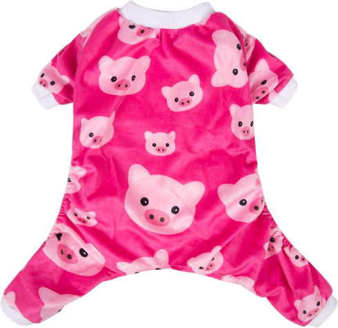 CuteBone Dog Christmas Pajamas Puppy Onesies Small Dogs Soft Pjs Coat Comfy Pet Clothes Outfit Doggie Bodysuit P46XS