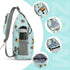 Backpack,Water Daypack ZOMAKE Sling Bag,Small Crossbody Sling Resistant Shoulder for Travel,Anti Thief Chest Bag