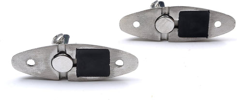 Mxeol Boat Bimini Top Hardware Deck Hinge, Swivel Side Mount Stainless Quick Release Hinges with Fasteners