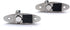 Mxeol Boat Bimini Top Hardware Deck Hinge, Swivel Side Mount Stainless Quick Release Hinges with Fasteners