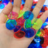 Golf Ball Markers Bulk, 50/100/150 Pcs, Multicolor Transparent Plastic 25mm Flat Round Golf Accessories