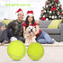 2 Pack Big Tennis Ball for Dogs - Inflatable Giant Tennis Balls, 9.5" and 8", Large Pet Toys for Outdoor Sports