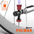 PRE-Set Pressure Bicycle C02 Inflator/Deflator, Compact for MTB, Gravel, and Road Bikes by Skwiki