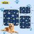 Soutng Holden (24x36in(2 Pack)) Washable Dog Pee Pads, Waterproof Training Mat, Non-Slip Super Absorbent Whelping Pad