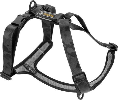 OllyDog Alpine Reflective Comfort Harness - No Pull Dog Harness with Reflective Trims, Ideal for Everyday Use (Medium,