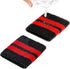 WILLBOND 6 Pieces Wrist Striped Sweatbands, Sports Wristbands for Football, Basketball, Running Athletic Sports