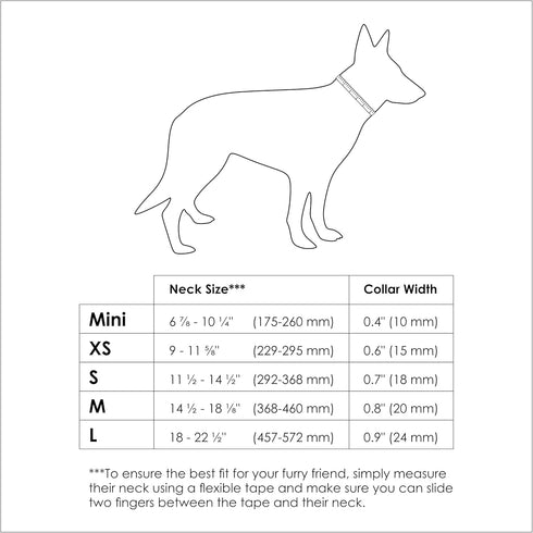 Waterproof Durable Dog Collar, Soft Lightweight Adjustable Collar for Active Dogs (Large, Black Pepper)