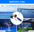 Salinity Refractometer for Aquarium Seawater, Marine Fishkeeping Salinity Tester with Automatic Temperature Compensation