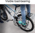 GLE2016 Folding Bike Front Basket, Rust Proof, Detachable, Easy Installation for Mountain Bike