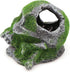 AQUA KT Aquarium Landscape Head Skeleton Skull - Fish Hiding Place Cichlid Cave for Betta Fish Tank