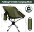 360 2.7LB 305LBS Swivel Folding Chair, Compact Portable Camping Chairs for Outdoor Travel Hunting Hiking Fishing