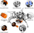 Odoland 3500W/6800W Windproof Camping Gas Stove with Fuel Canister Adapter, Portable Collapsible Burner