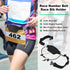 Cosmos 4 26-35 Race Number Belt Elastic Waist Number Belt Holding Race Number Bibs for Marathon Triathlon Running