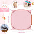 Weewooday 3 Pieces Small Animal Hanging Hammock, Soft Plush Material, Triple-Layer Design, Suitable for Hamster, Ferret, Chinchilla