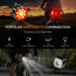 Victagen Bike Lights Kit - 9LED Bike Headlights with High & Low Beams, Waterproof for Night Riding