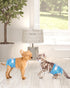 48pcs Pet Soft Dog Diapers Female, Disposable Dog Diapers, Cat Diaper for Female Cats, Puppy Diaper Medium