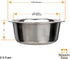 Neater Pet Brands 2.2 Cup Stainless Steel Dog Bowls, Set of 2 Neater Feeder Replacement Bowls for Small Dogs