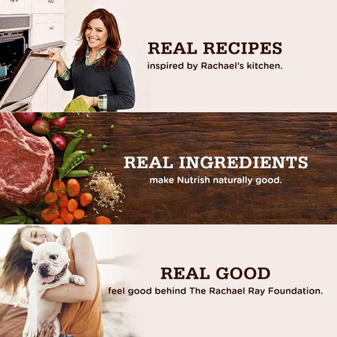 Rachael Ray Nutrish Turkey Bites: Real Meat Grain Free Dog Treats, Turkey Recipe with Hickory Smoked Bacon Flavor, 12