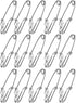 Gsycle 15pcs Tuna Clips, Stainless Steel Fishing Snap Clips Longline Branch Hangers Snap Fishing Accessory Easy On Off