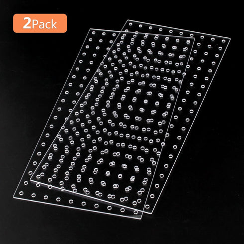Acrylic Aquarium Fish Tank Divider Clear Kit Fit for All Type Aquarium Divider for 10 Gallon Fish Tank and Up to 950 Gallon Tank Divider (Kit B - 2 PCs 5.9"x11.8")