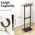 Free Standing Baseball Bat Holder for Storage, Holds 8 Bats and 5 Balls, SUS304 Metal Softball Bat Display