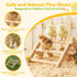 11.02" 9.84" 6.10" Innoland Chick Perch Foldable, Perch for Chicks Stable & No Assemble, Chick Roosting Perch for Stand