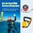 Seafard High Visibility Diving Surface Marker Buoy (SMB), Inflatable Scuba Signal Tube with Reflective Band, Safety