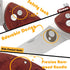 Kids Pocket Folding Knife with Safety Rounded Tip, Japanese Stainless Steel and Rosewood, Children’s First Knife