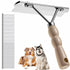 Dog Rake for Undercoat Long Tooth Dogs Comb, Grooming Tool Set for Big Dog Horse Longhair Cat
