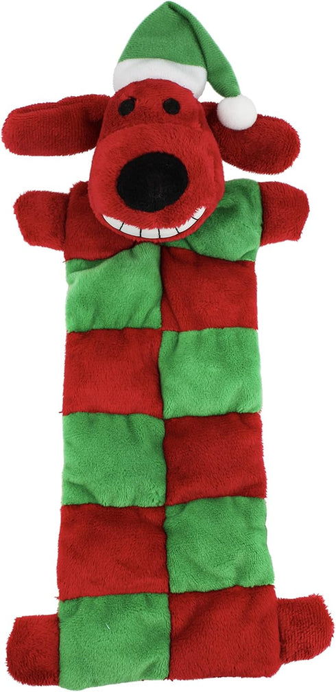 12" Christmas Loofa Squeaker Mat for Dogs