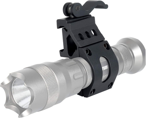 Monstrum Offset Picatinny Rail Mount for Flashlights, 1 Inch, Quick Release