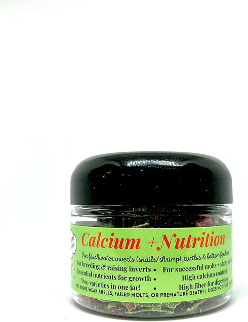 Calcium + Nutrition for Picky Eaters - Snails, Shrimp, Bottom Dwelling Fish, Plecos, Crabs, and More!