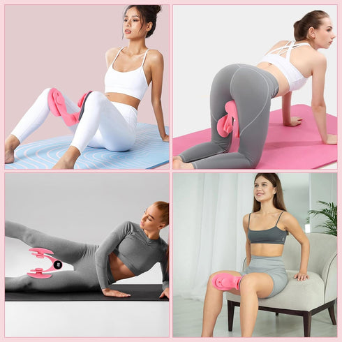 Pelvic Trainer for Women & Men Adjustable Spring Resistance Hip Exerciser, Kegel Exerciser Toner for Your Thigh