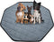 Washable Pee Pads for Dogs, 24" Pet Playpen Mat Octagon 8 Panels