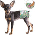 Hole(Green,12XXS) Pet Soft Dog Diapers Female, Disposable Female Dog Diaper, Doggie Diapers for Cat Puppy