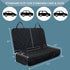 ZQ Bench Car Seat Cover for Dogs, Waterproof Rear Seat Protector Stays Securely in Place for Pets, Dog Backseat Cover
