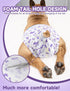 (50Count, MICOOYO Disposable Dog Diapers Female, Doggie Diapers for Dogs Female, Super Absorbent Pet Diaper with Foam