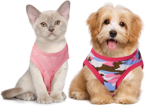 9 Pieces Printed Pet Shirts, Cute Dog T Shirts for Summer, Soft Breathable Sweatshirt for Small Medium Dogs