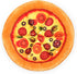 Bow Wow Pet Pizza Dog Toy, Squeaky Plush One Piece Teeth Teasing Toy