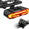 WSDCAM Bike Cargo Rack Tail Light with Turn Signals, USB C Rechargeable Bicycle Safety Light
