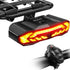 WSDCAM Bike Cargo Rack Tail Light with Turn Signals, USB C Rechargeable Bicycle Safety Light