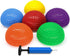 Yes4All Hedgehog Balance Pods for Exercise, Core Body Balancing, Set of 6 with Hand Pump