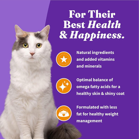 Halo Holistic Indoor Cat Food Dry, Grain Free Chicken Recipe for Healthy Weight Support, 3-lb Bag