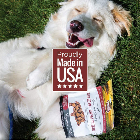 Smart Cookie All Natural Dog Treats - Wild Boar & Sweet Potato, Training Treats for Dogs