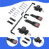 YOUXIFUN 2 42" Universal Golf Cart Retractable Passenger Seat Belts with Bracket Kit for Yamaha Club Car DS Precedent