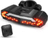 WSDCAM Smart Bike Tail Light with Turn Signals, Rechargeable Waterproof Bike Alarm Horn