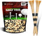 SAPLIZE Bamboo Golf Tees Pack of 100 or 150 - Four Size Options, Stable and Reliable Natural Color Golf Tees
