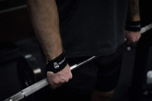 Gymreapers Lifting Wrist Straps for Weightlifting, Bodybuilding, Powerlifting, Padded Neoprene with 18 inch Cotton