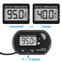 Shutao 5Pcs Digital Aquarium Thermometer with Water-Resistant Sensor Probe and Suction Cup - Fahrenheit/Celsius (/) LCD